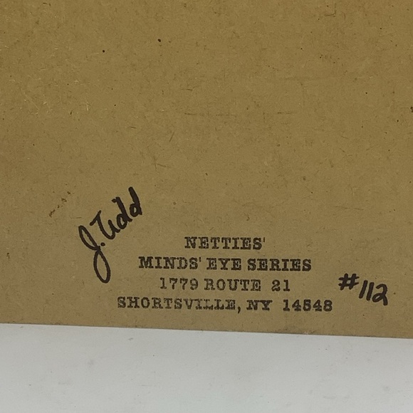 Netties’ Minds’ Eye Series Snowman Flat House Shelf Sitter by J. Tidd #112 - Picture 7 of 8